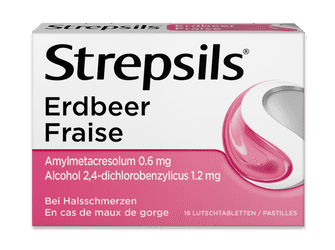 Strepsils® Erdbeer, Lutschtabletten
