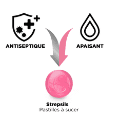 Strepsils® Fraise Pastilles à sucer